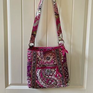 Vera Bradley pink paisley shoulder bag